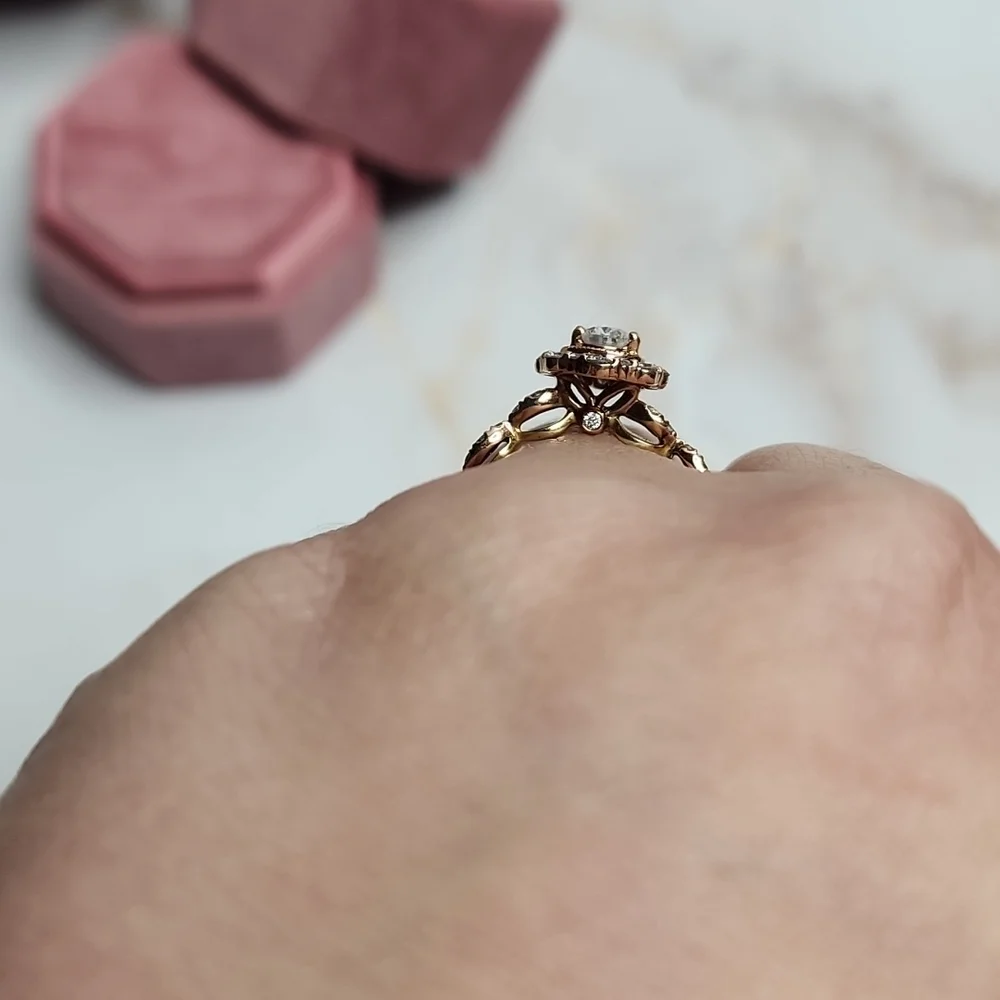 Zac Posen 1 Ct. Tw. Diamond Engagement Ring 14K Rose Gold